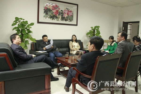 自治区发改委庞汉处长莅临促进会检查指导工作