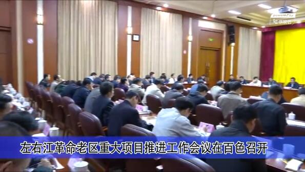 左右江革命老区重大项目推进会议