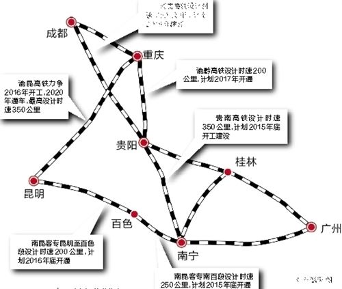 南昆客专南百段开始联调联试 2016年底开通